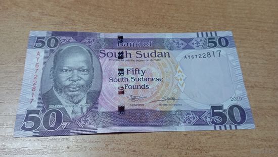 50 фунтов 2019 года Южного Судана**6722817