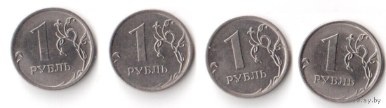 1 рубль 2016 ММД РФ Россия
