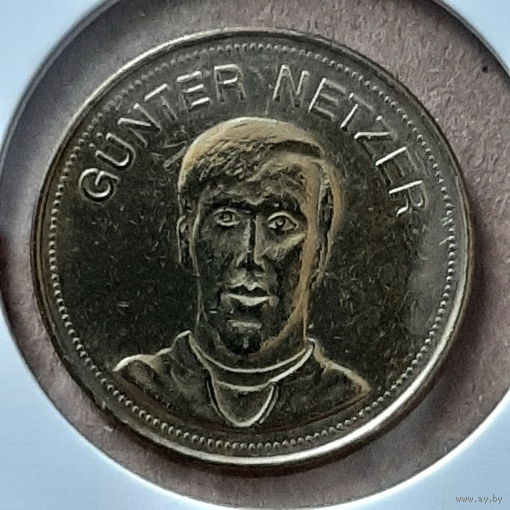 Футбольный жетон. Germany (1969). National Football Teams. Gunter Netzer.