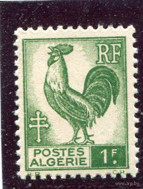 Французский Алжир. Стандарт. Символ страны. Галльский петух  1фр