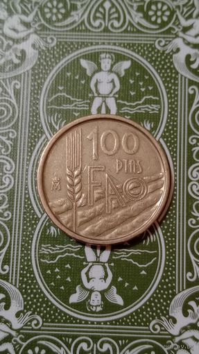 Испания 100 песет 1995 ФАО