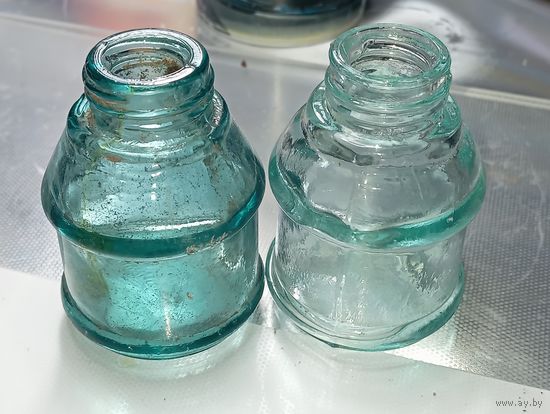 Стеклянные чернильницы (Карафуто) 2 шт .