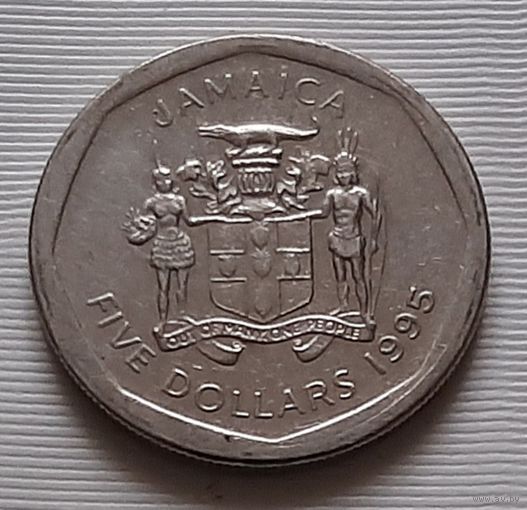 5 долларов 1995 г. Ямайка