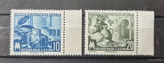 Германия, ГДР 1955 г. Mi.479-480 MNH** полная серия
