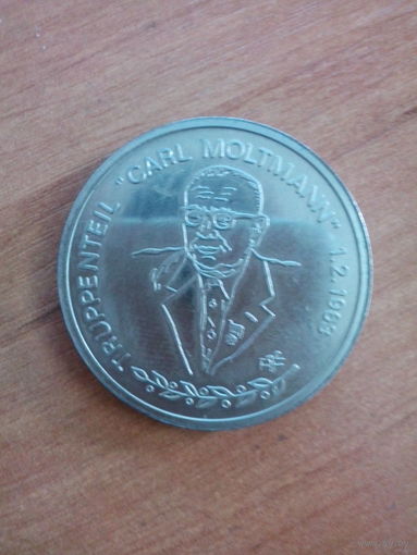 Медаль настольная ГДР