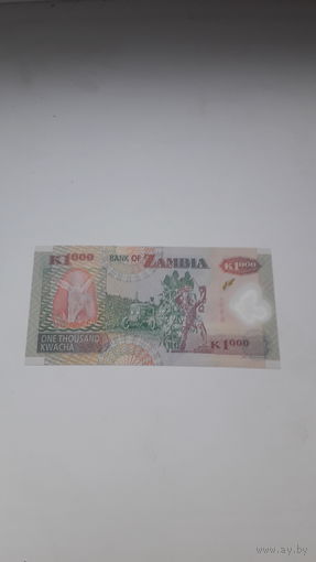 ЗАМБИЯ 1000 квача 2011 год/ полимер/