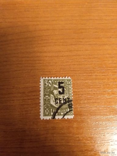 1922 Литва Мих 162 (1-5)