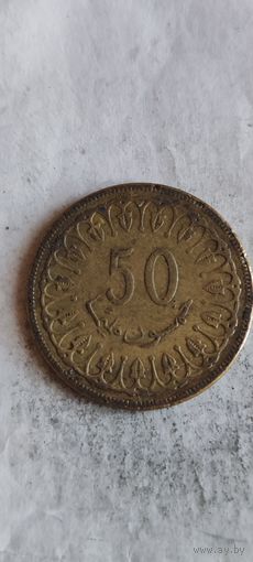 Тунис 50 миллим 2013