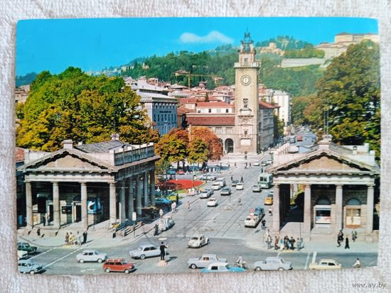 Италия, Бергамо. Вид центра