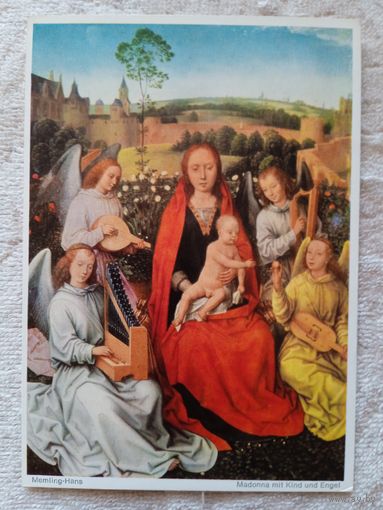 Мемлинг. Мадонна с младенцем и ангелами. Издание Германии