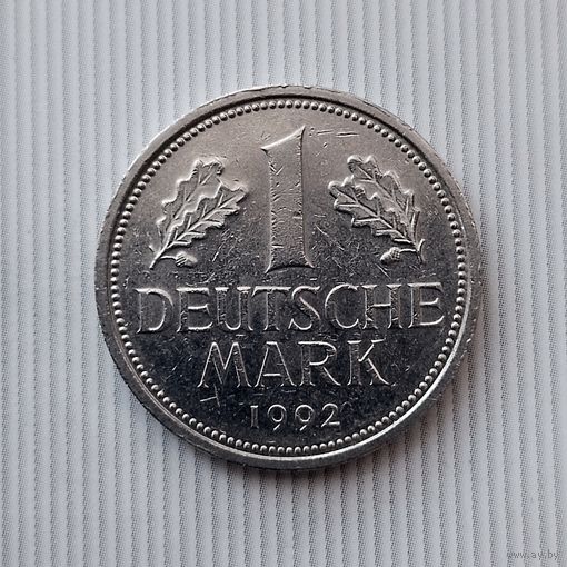 1 марка 1992 года (A) Германия. Федеративная республика (ФРГ).