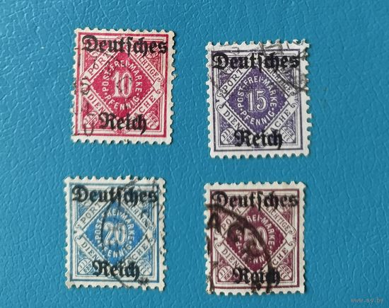 Германия служебные 1920 каталог 48 евро