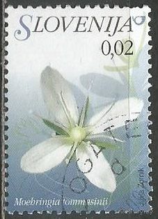 Словения. Цветы. Асплениум. 2007г. Mi#610.