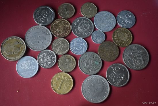 Испания 22 монеты