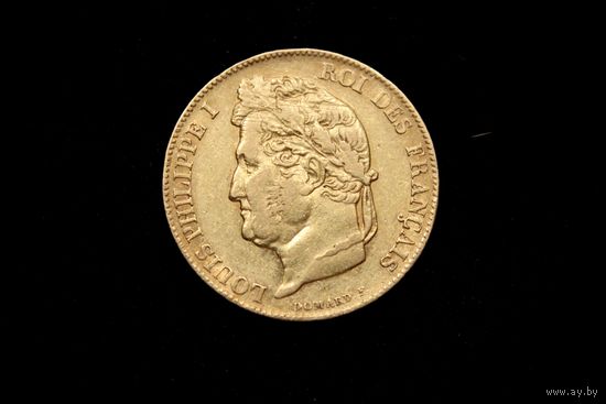 20 франков 1840 г. Франция, Луи Флипп I. Пореже!