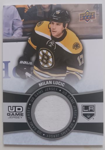 Хоккейная карточка НХЛ джерси Milan Lucic (Бостон)