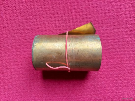 Фольга Медная? Латунная? 7.5 см х 3.7 метра.