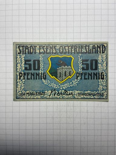 Нотгельд 50 пфеннигов Германия -3012