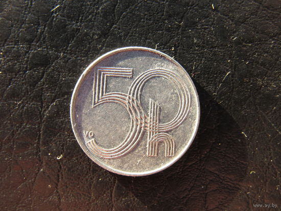 Чехия. 50 геллеров. 1996. С 20 копеек. Распродажа коллекции. Смотрите другие лоты.