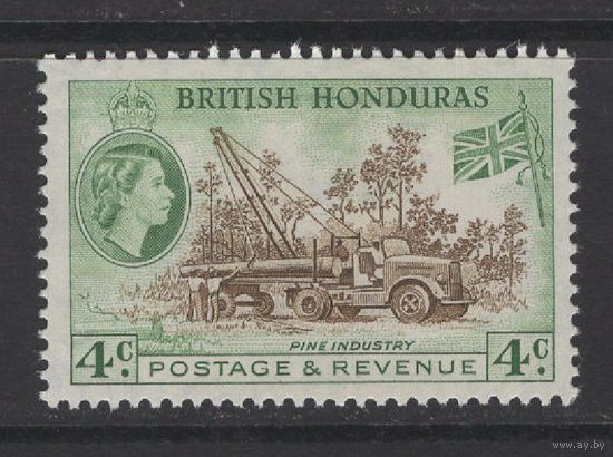 Британский Гондурас / British Honduras 1953** Лесная промышленность (SG#182)