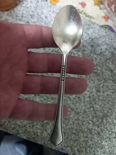 Ложка мельхиор МНЦ TJ Таллинский ювелирный завод 1960-е 14 см.