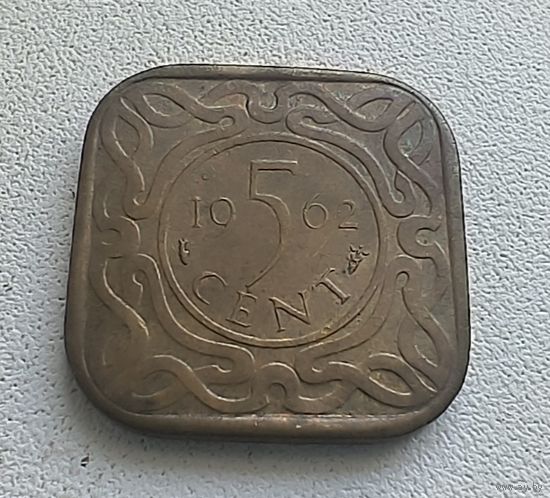 Суринам 5 Центов, 1962  6-3-35