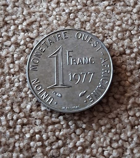 Западная Африка (ВСЕАО) 1 франк, 1977 aUNC