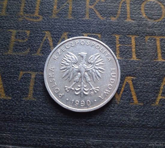 5 злотых 1990 Польша #02