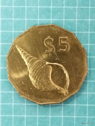 Острова Кука 5 долларов 2003 г.