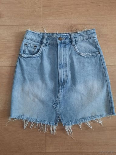 Джинсовая юбка zara