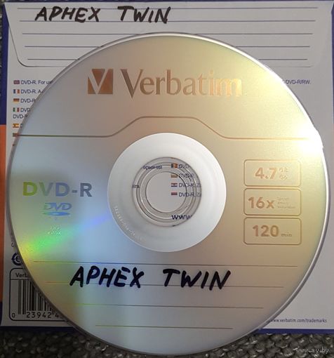 DVD MP3 дискография Aphex TWIN and others projects - 1 DVD