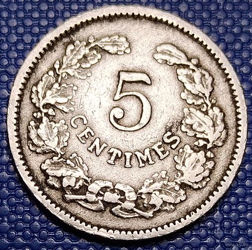 Люксембург 10 сантимов 1901 г.