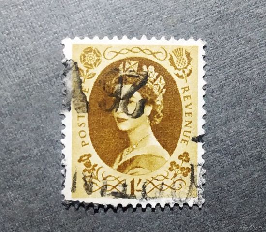 МАрка Великобритания 1952 - 1954 Королева