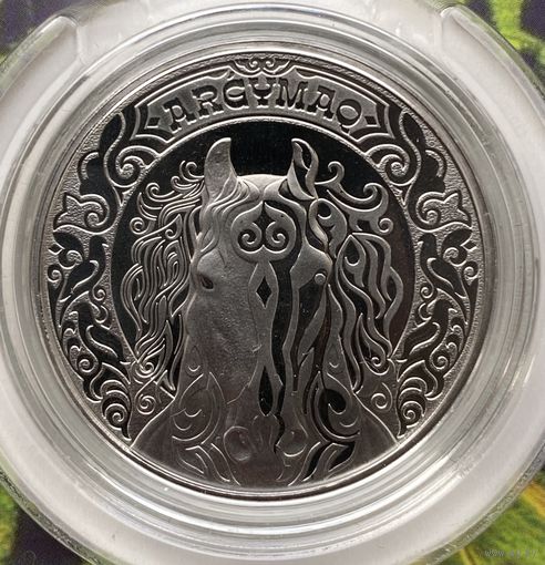 Казахстан 200 тенге 2025 г. Культовые животные. Лошадь. В блистере