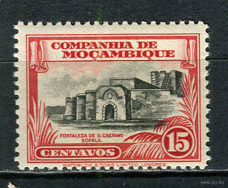 Португальские колонии - Мозамбик (Comp de Mocambique) - 1937 - Крепость  Каэтано, Софала 15С - [Mi.204] - 1 марка. MNH.  (Лот 22Jp)-T4P5
