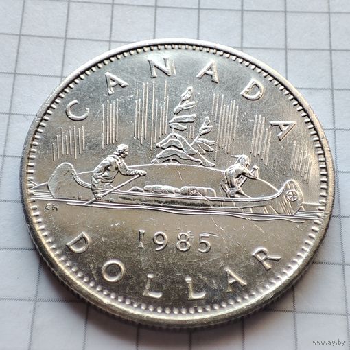 1 доллар Канады 1985 года.