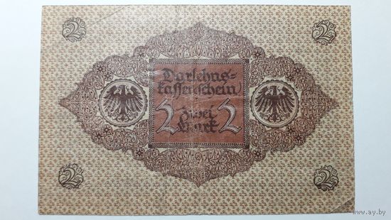 Германия, 2 марки 1920 г. VF.