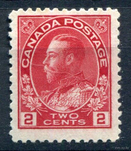 Британские колонии - Канада - 1911/18г. - король Георг V, 2 с - 1 марка - чистая, без клея [Mi 93]. #3-WB-82-A-1