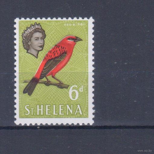 [945] Британские колонии. Святая Елена 1961. Елизавета II.Фауна.Птицы. MNH. Кат.9 е.