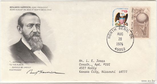 КПД США /Президент BENJAMIN HARRISON/16 1976 г