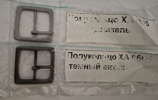 Пряжка с язычком 25 мм никель темный антик 0665