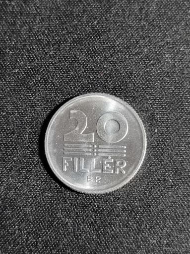 ВЕНГРИЯ 20 филлеров 1987 Unc