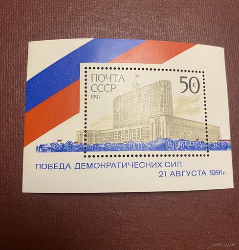 Блок 1991 г (негашеный)