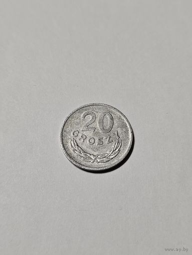 Монета ,,20 грошей'' Польша 1978 г.