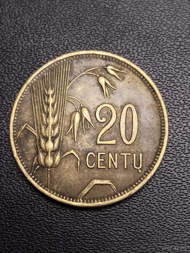 20 санти 1925. Хорошее состояние! С 1 рубля
