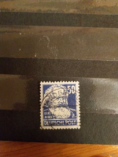 1948 Советская зона оккупация Германии мих 224  Карл Маркс (3-13)