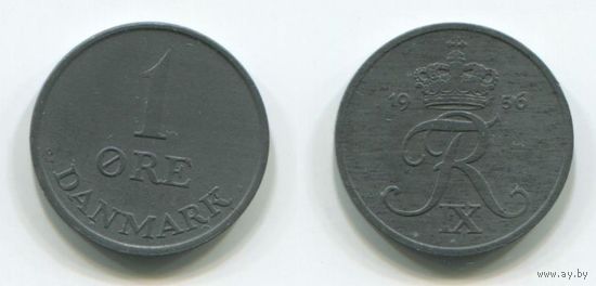 Дания. 1 эре (1956)