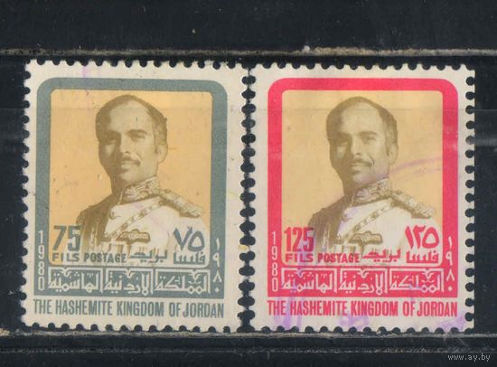 Иордания Кор 1980 Хусейн II Стандарт #1128,1129