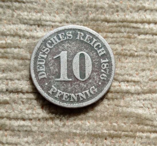 Werty71 Германия 10 пфеннигов 1876 А