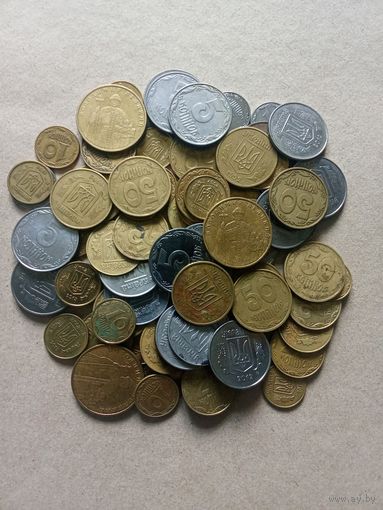 Украина копейки и гривны 85 шт. (*). С 1.0 рубля!!!